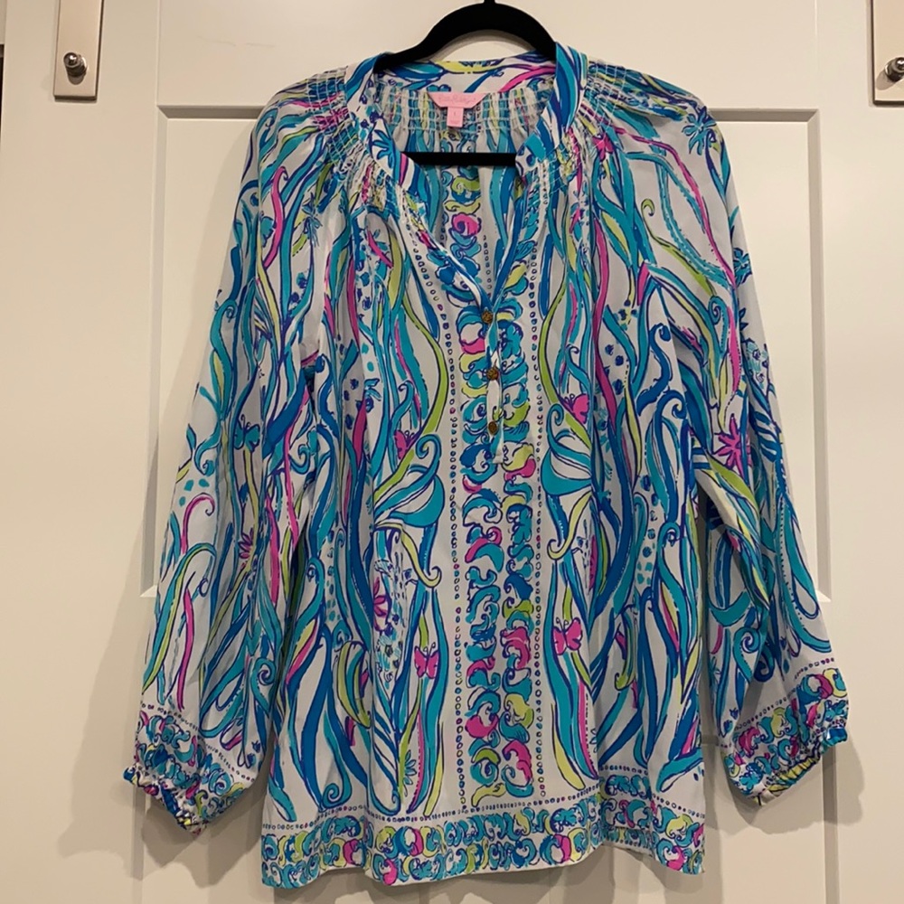 beautiful silk top